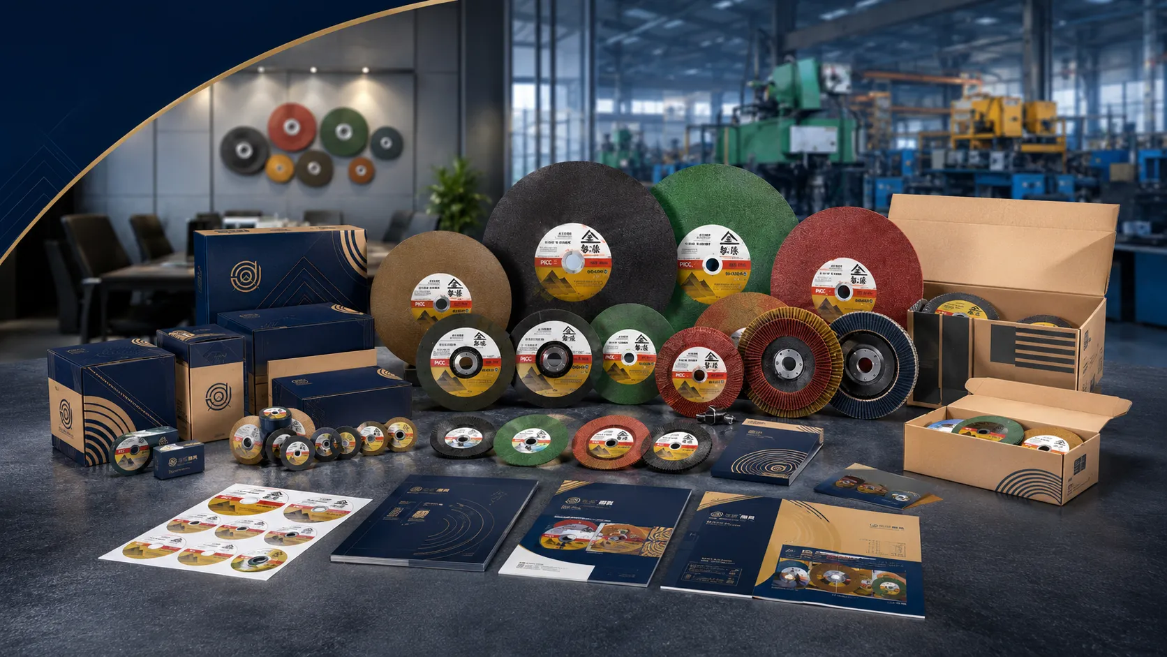 OEM custom abrasive wheels private label and packaging
